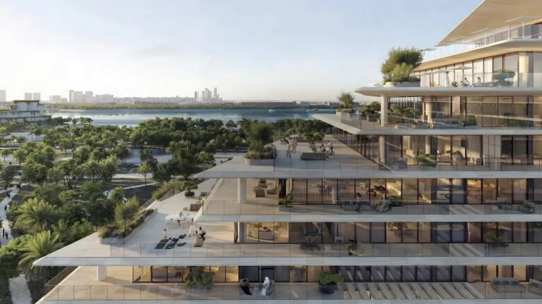 The Source Terraces from Aldar Properties exterior view — off-plan property in Abu Dhabi