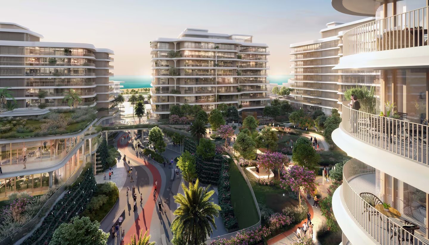 Mamsha Gardens interior view — off-plan apartments in Saadiyat Island