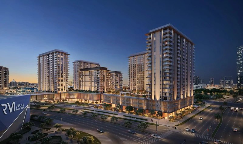 Tara Park amenities view — off-plan apartments in Al Reem Island