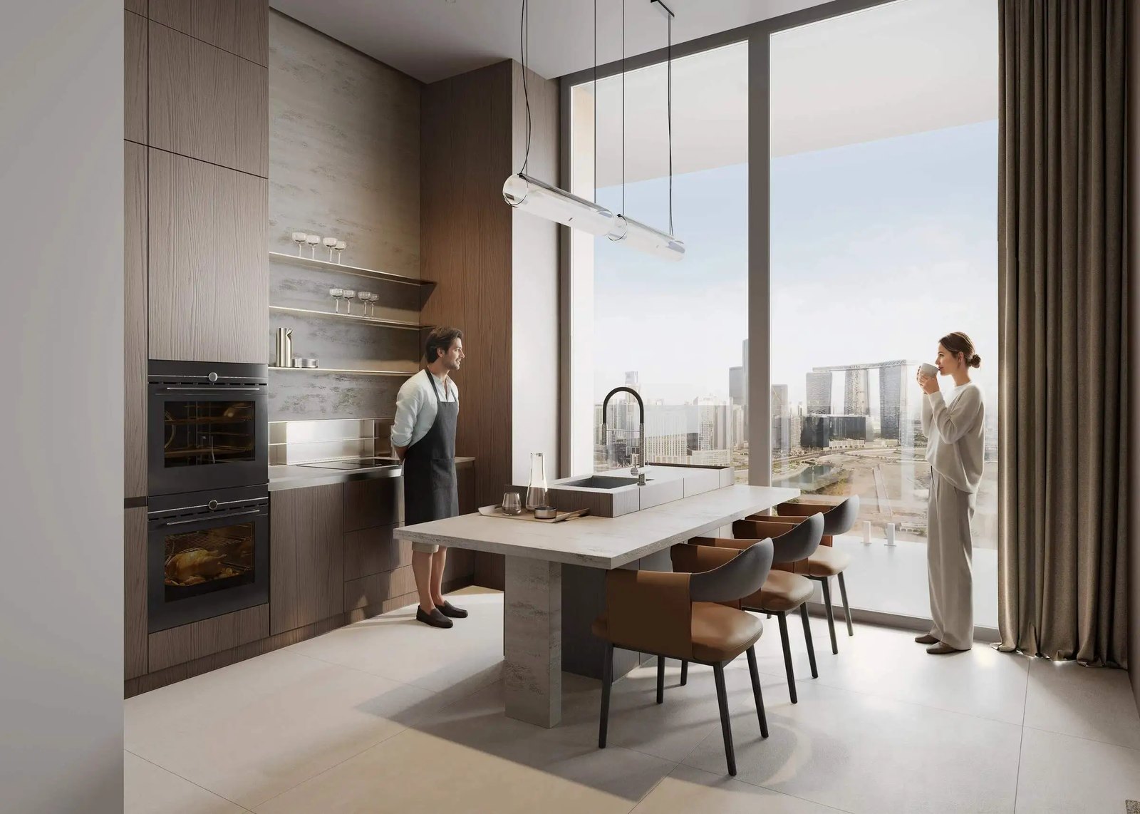 A1la Residence at amenities view — off-plan apartments in Al Reem Island