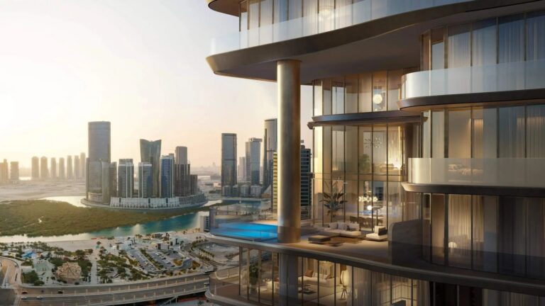 A1la Residence at AL Reem Island exterior view — off-plan property in Abu Dhabi