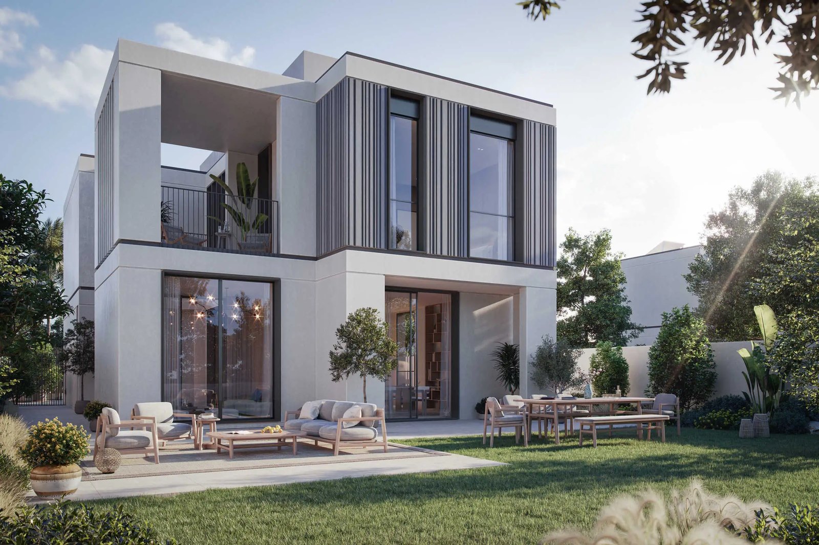 Fay Hills exterior view — off-plan townhouses in Masdar City