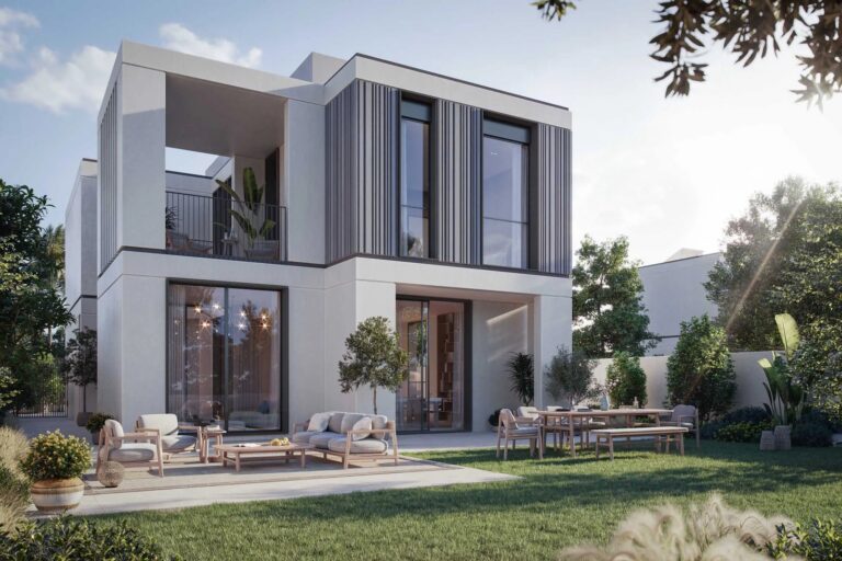 Fay Hills Masdar City hero view — off-plan property in Abu Dhabi