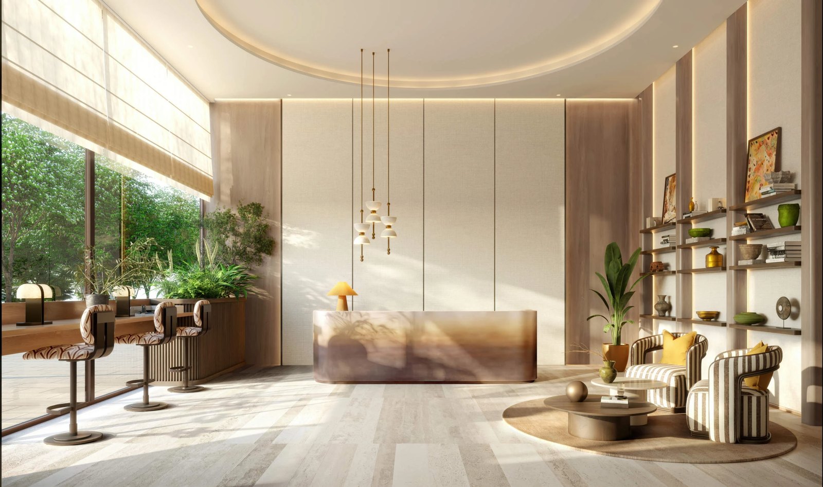The Canopies at Yas Point interior view — off-plan apartments in Yas Island
