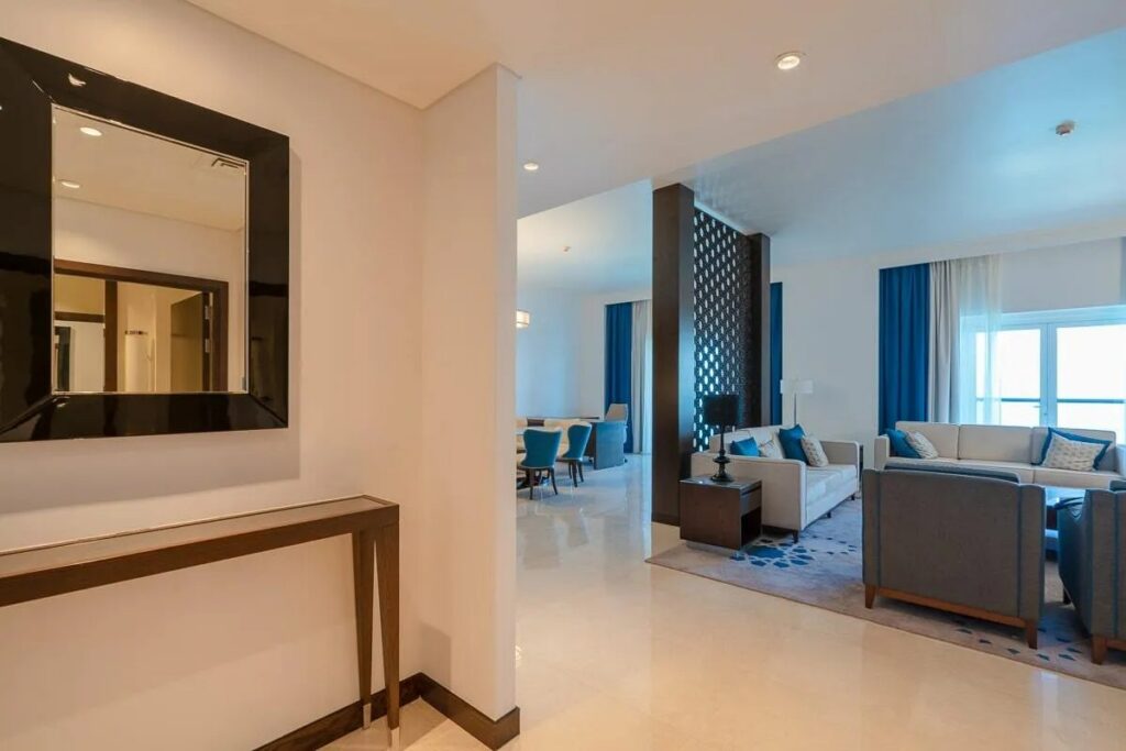 Fairmont Marina Residences exterior view — off-plan property in Abu Dhabi