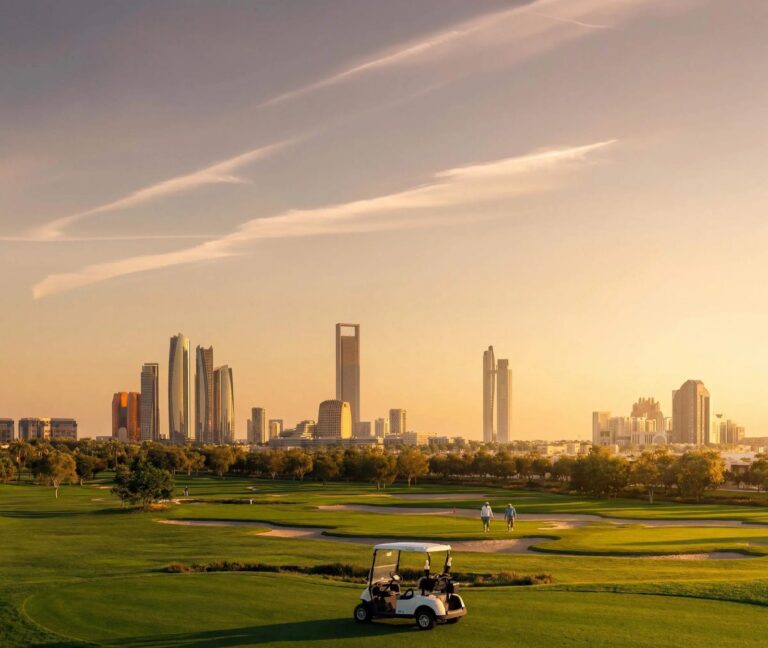 Hudayriyat Golf Estates hero view — off-plan property in Abu Dhabi