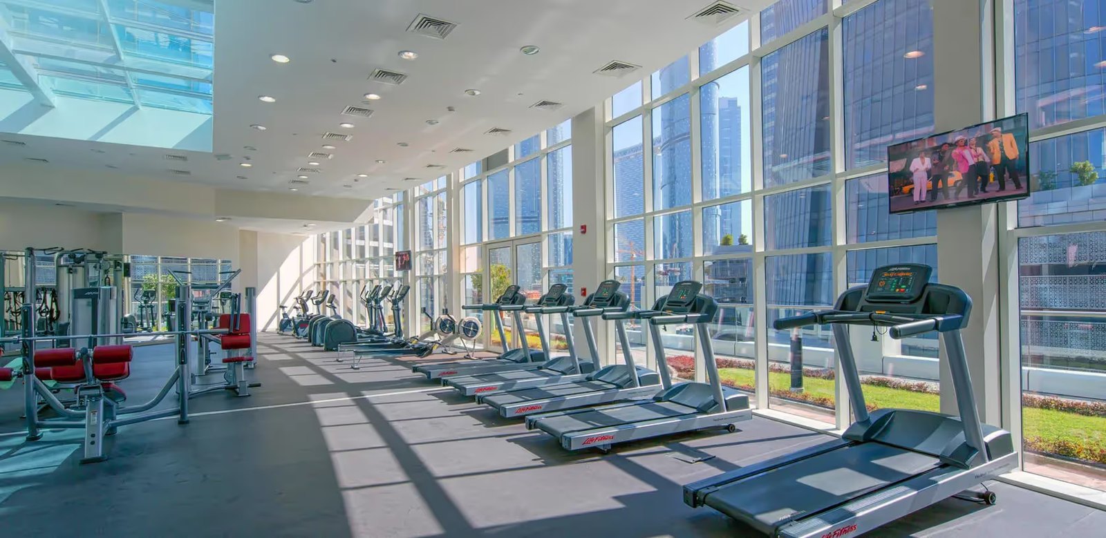 Hydra Avenue amenities view — off-plan apartments in Al Reem Island
