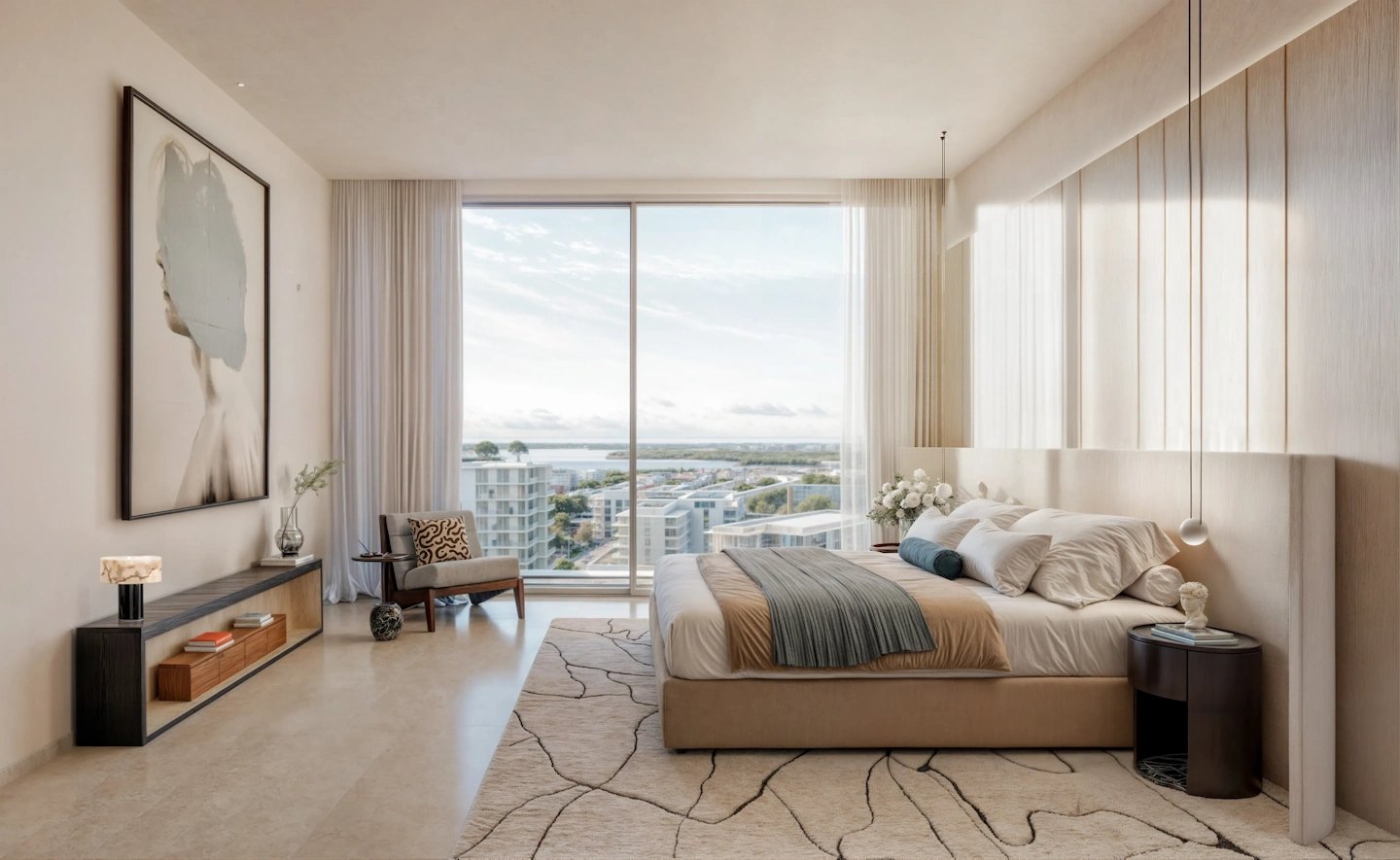 Muheira amenities view — off-plan apartments in Al Reem Island
