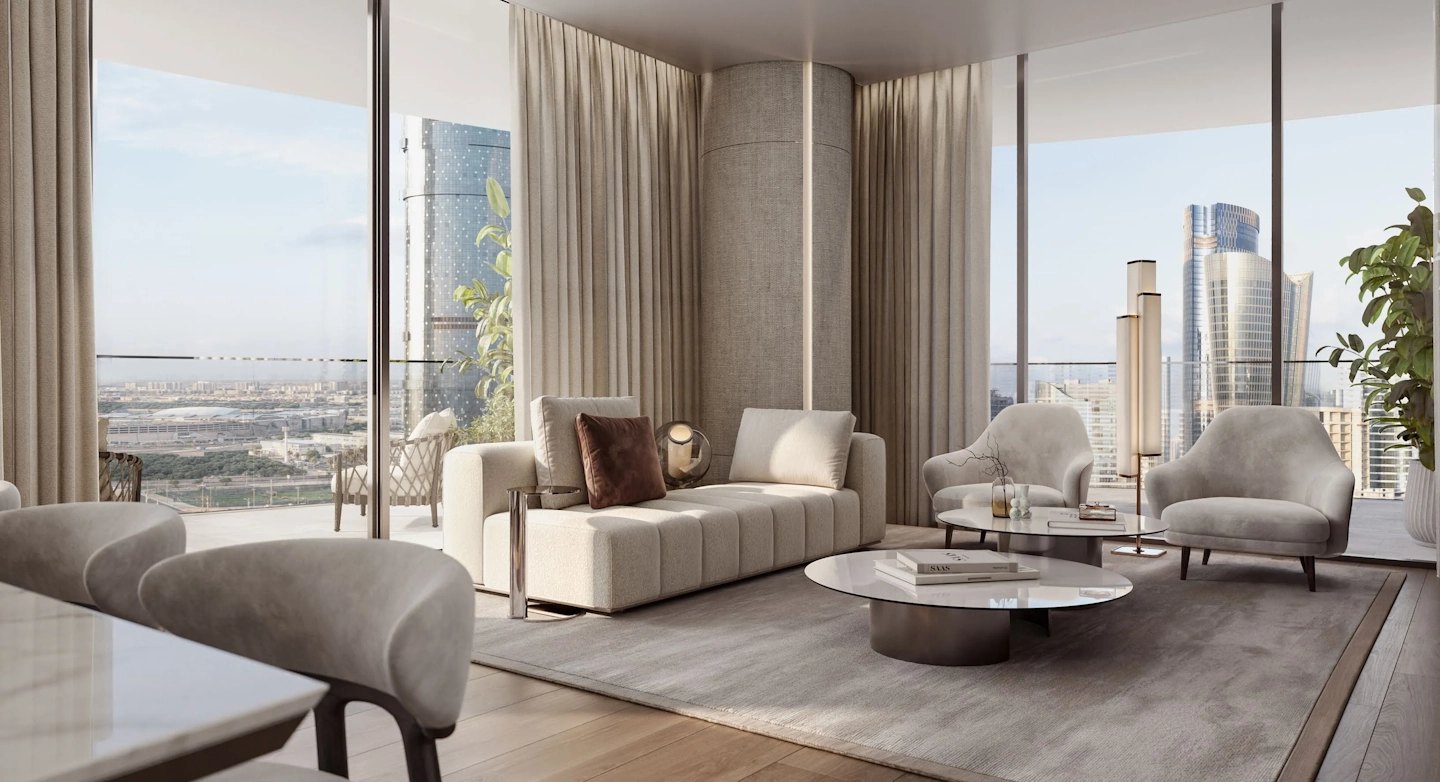 SAAS Heights interior view — off-plan apartments, penthouses in Al Reem Island
