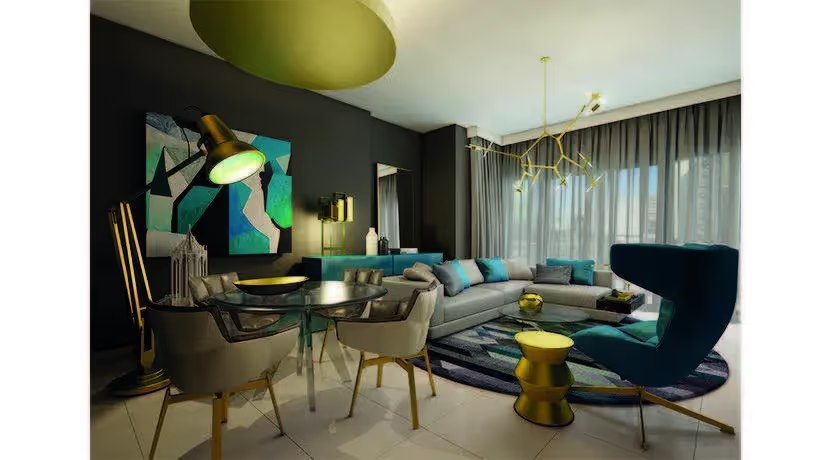 The Wave amenities view — off-plan apartments in Al Reem Island