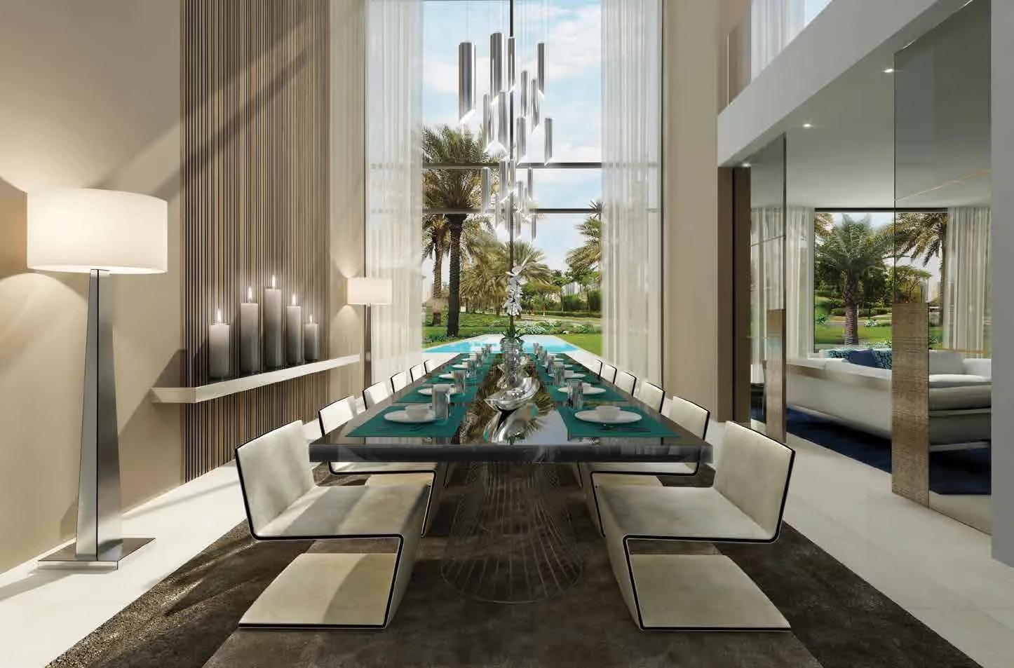 Jawaher amenities view — off-plan townhouses, villas in Saadiyat Island