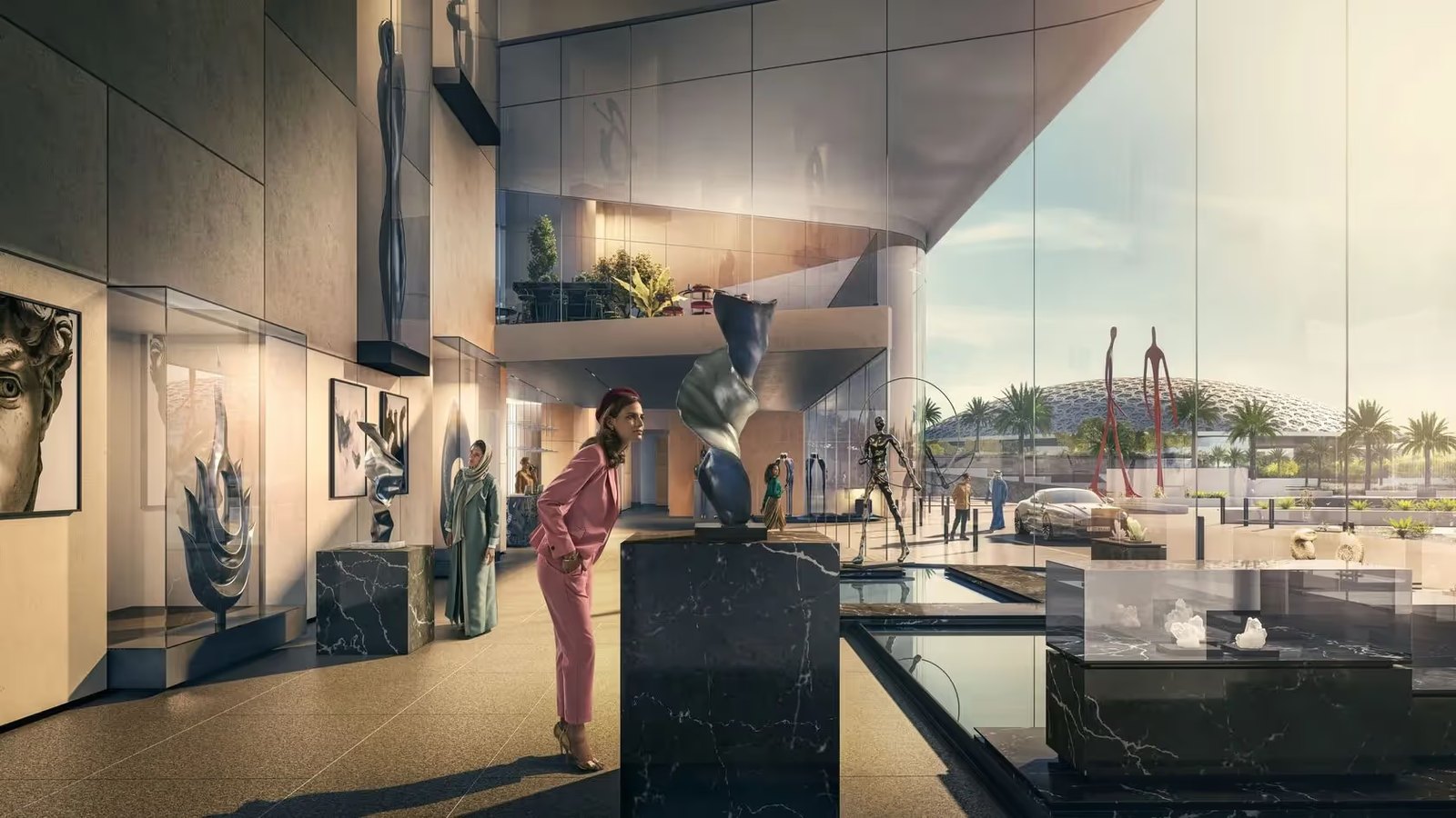 Louvre Abu Dhabi Residences interior view — off-plan apartments in Saadiyat Island