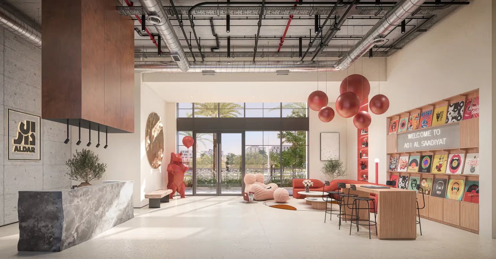 Manarat Living interior view — off-plan apartments in Saadiyat Island
