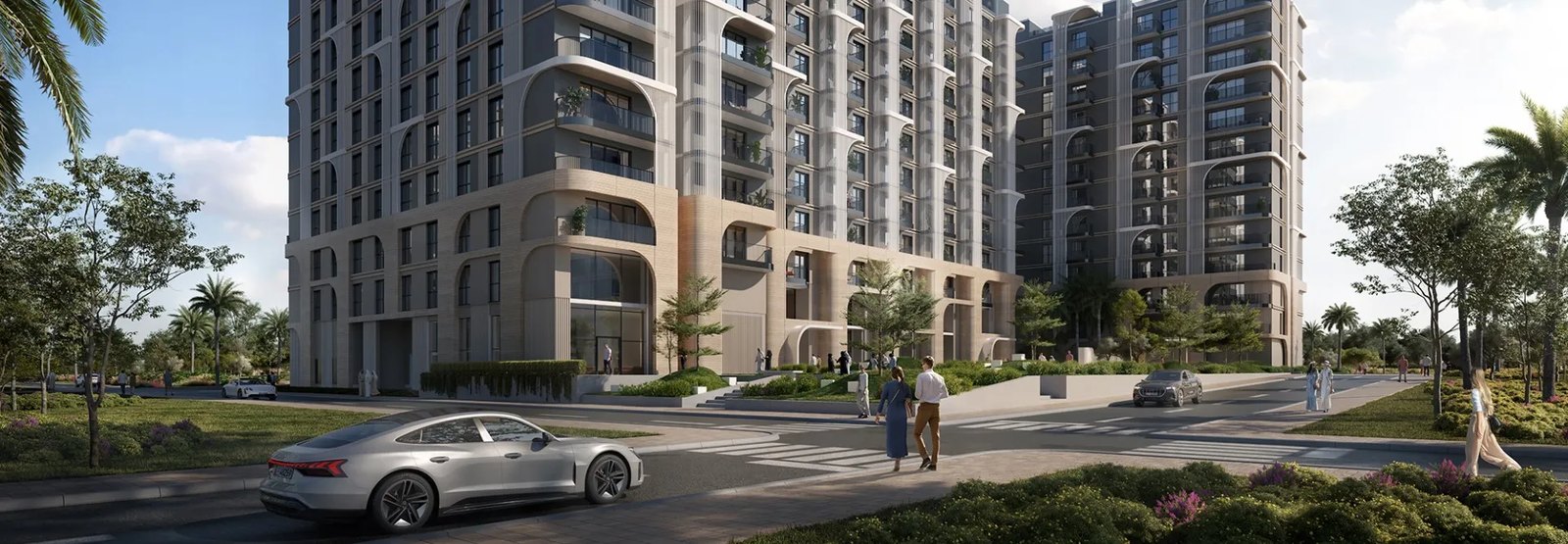 Nouran Living amenities view — off-plan apartments in Saadiyat Island