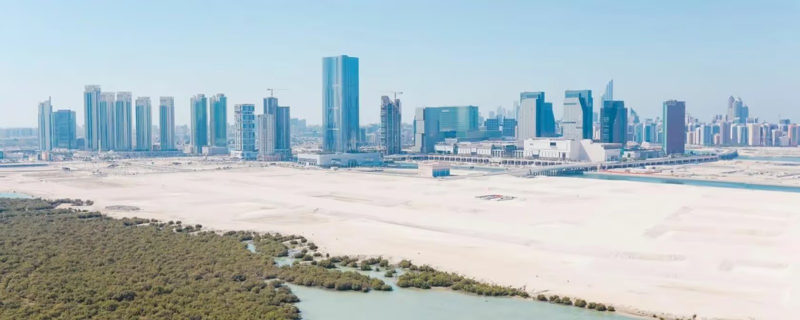 Al Beed Tower exterior view — off-plan apartments in Al Reem Island