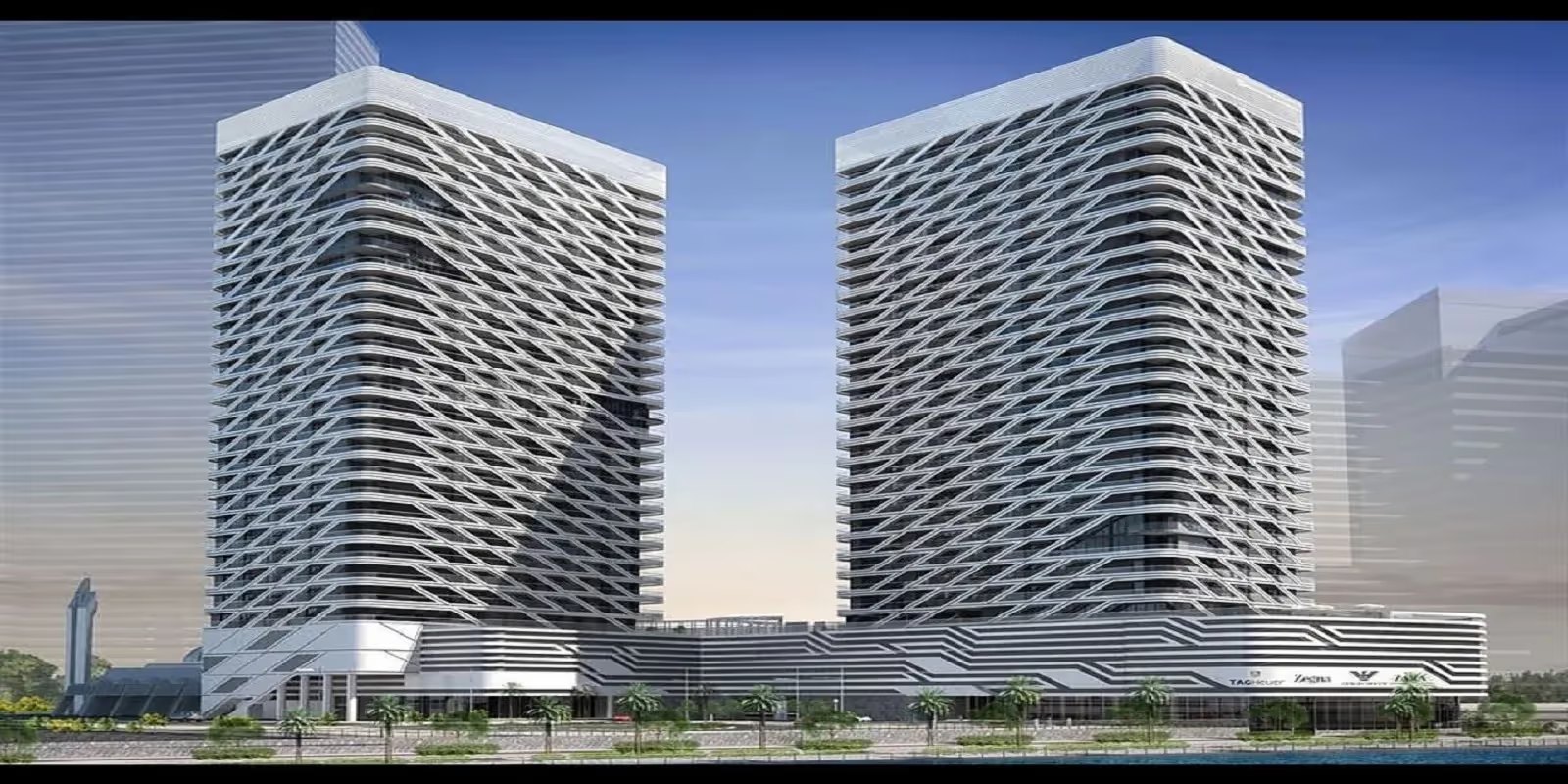 Al Reem Bay exterior view — off-plan apartments in Al Reem Island