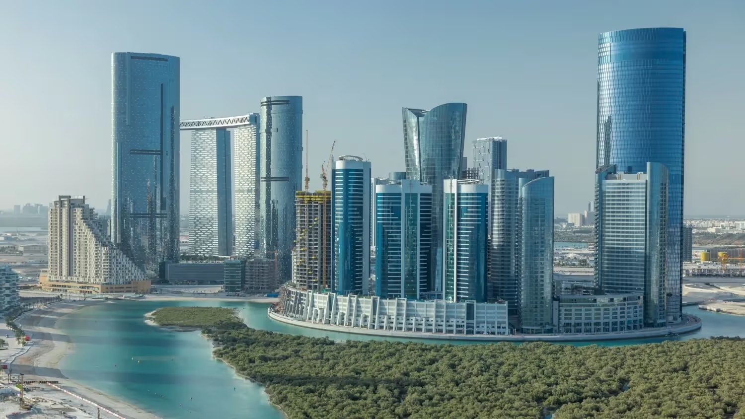 By the Sea Tower amenities view — off-plan apartments in Al Reem Island