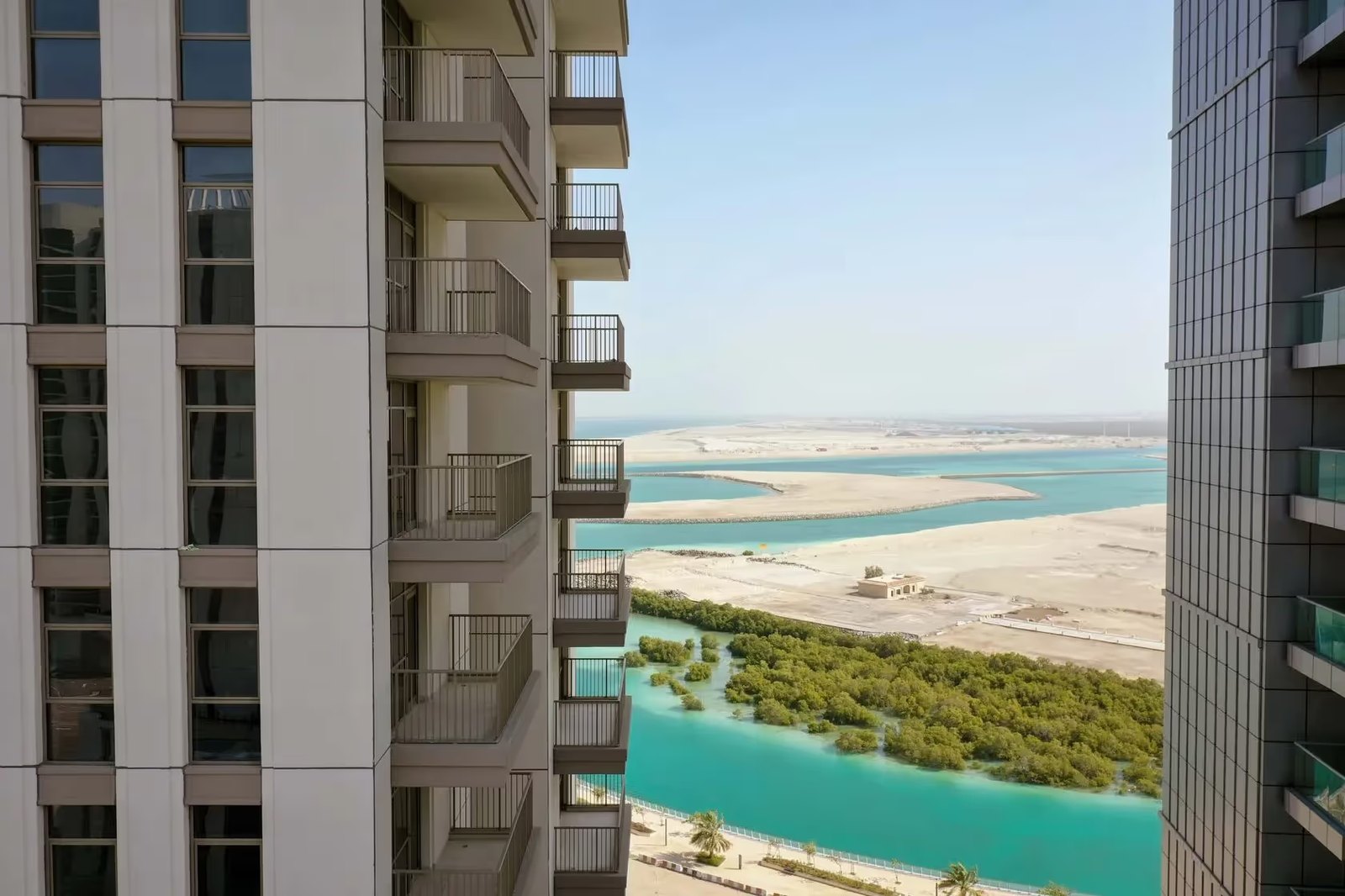 Reflection exterior view — off-plan apartments in Al Reem Island
