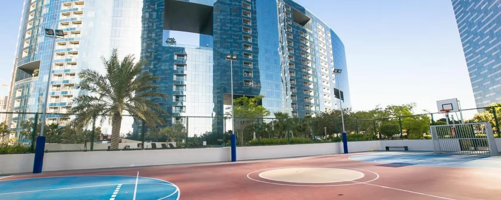The Arc Tower amenities view — off-plan apartments in Al Reem Island