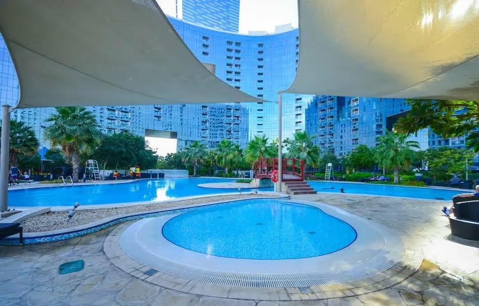 The Arc Tower exterior view — off-plan apartments in Al Reem Island