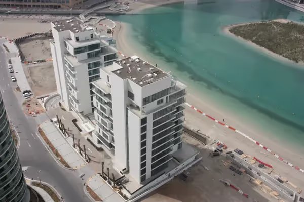 Yasmina Residence exterior view — off-plan apartments in Al Reem Island