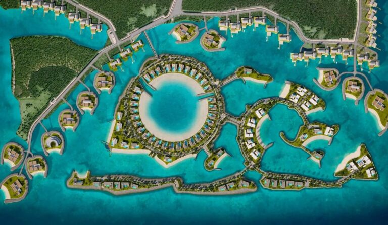 Al Gurm exterior view — off-plan property in Abu Dhabi