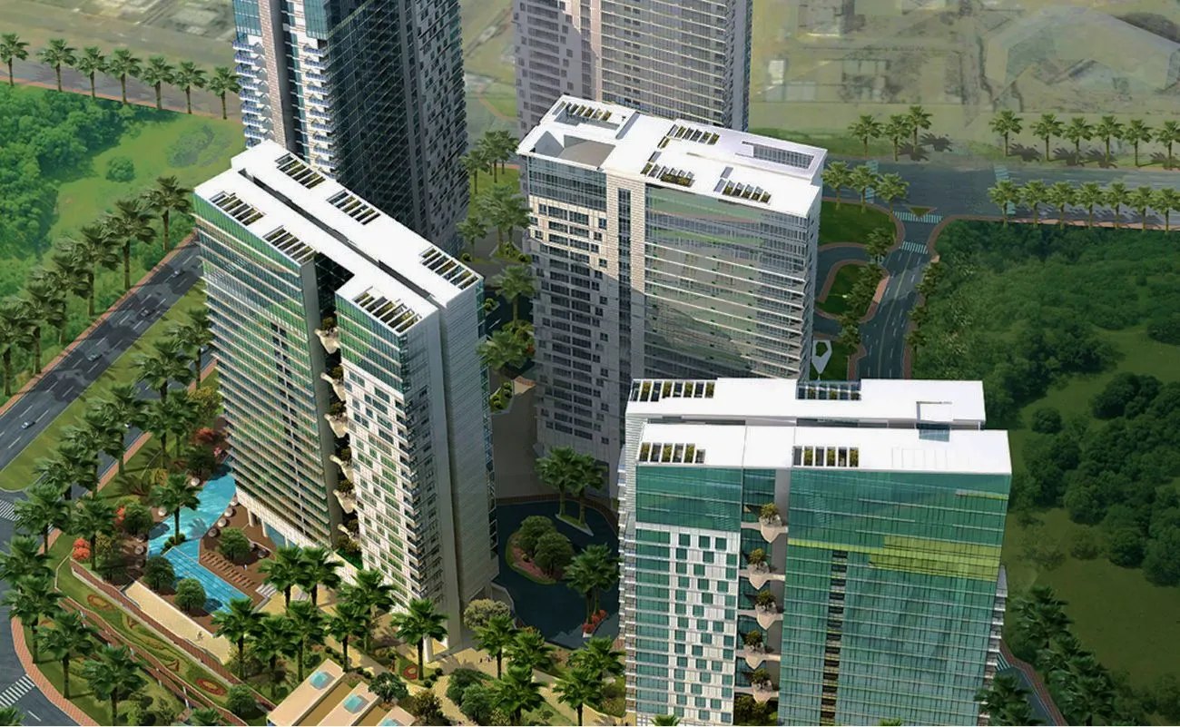 Rihan Heights interior view — off-plan apartments in Zayed Sports City