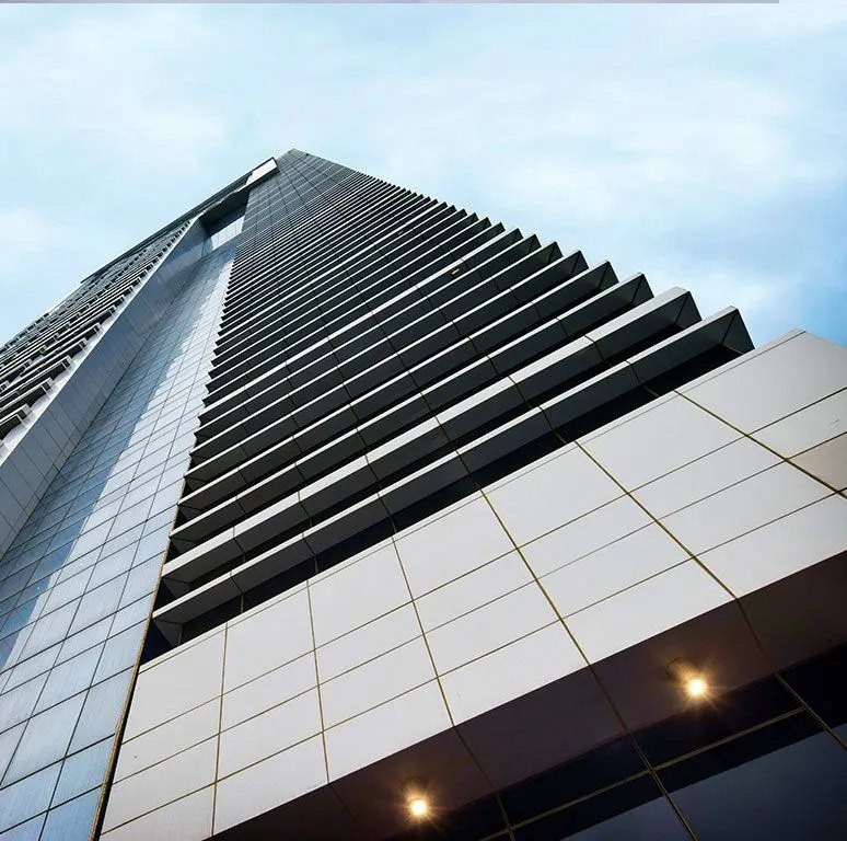Silver Wave Tower amenities view — off-plan apartments in Al Mina