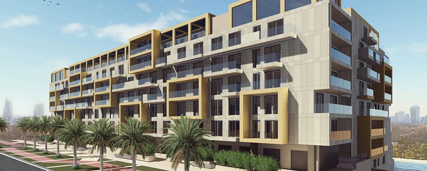 Al Raha Lofts Two exterior view — off-plan apartments in Masdar City