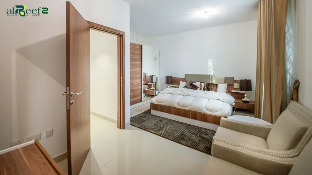Al Reef Phase 2 amenities view — off-plan villas in Al Shamkha