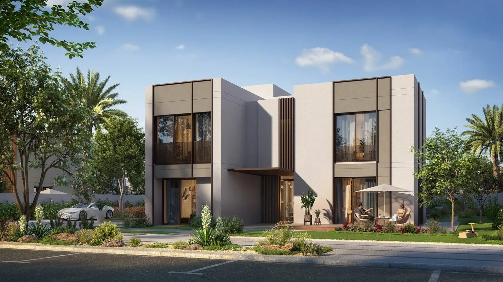 Fay Alreeman Villas amenities view — off-plan villas in Al Shamkha