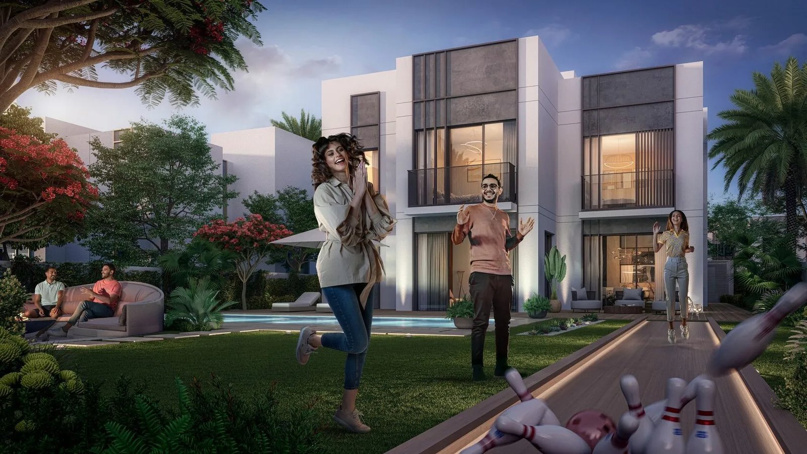 Fay Alreeman Villas exterior view — off-plan villas in Al Shamkha