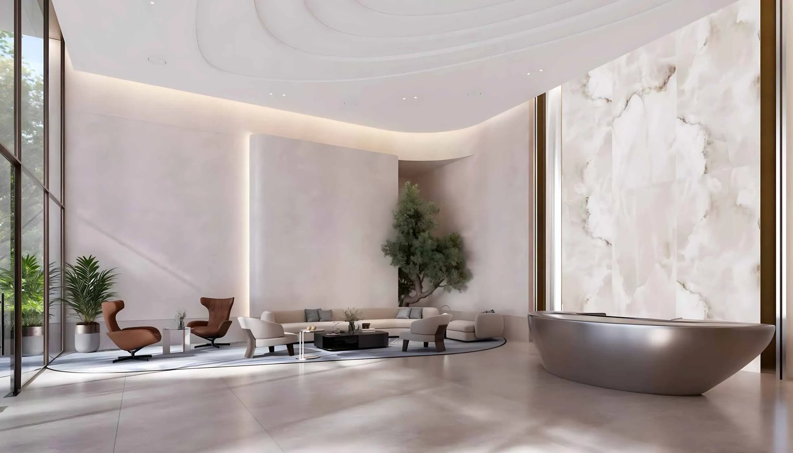 Bashayer Final Phase amenities view — off-plan apartments, penthouses in Hudayriyat Island