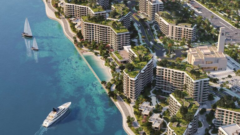 Gardenia Bay hero view — off-plan property in Abu Dhabi