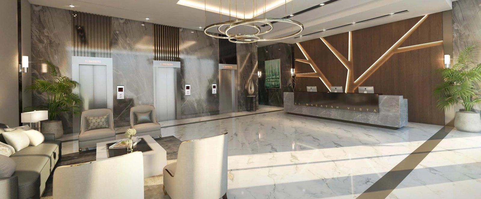 Al Maryah Vista amenities view — off-plan apartments in Al Maryah Island