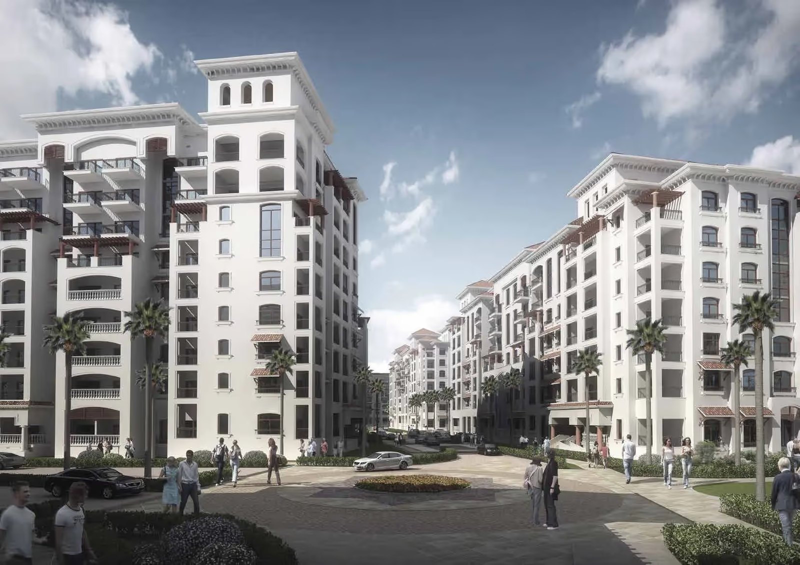 Ansam amenities view — off-plan apartments in Yas Island