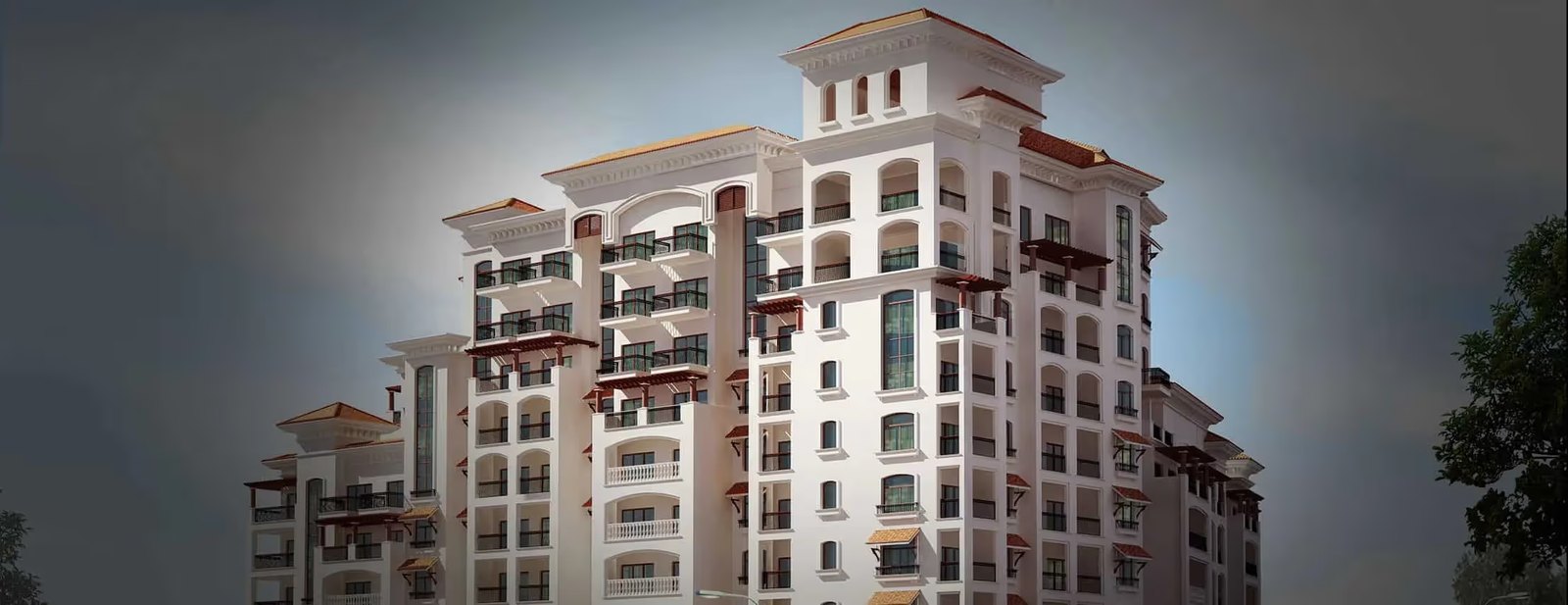 Ansam exterior view — off-plan apartments in Yas Island