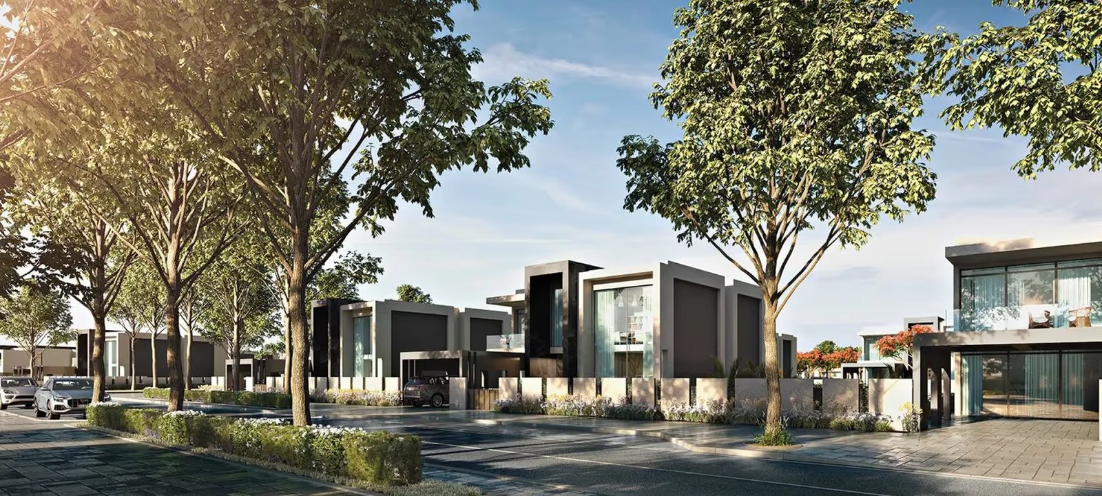 Lea amenities view — off-plan villas in Yas Island