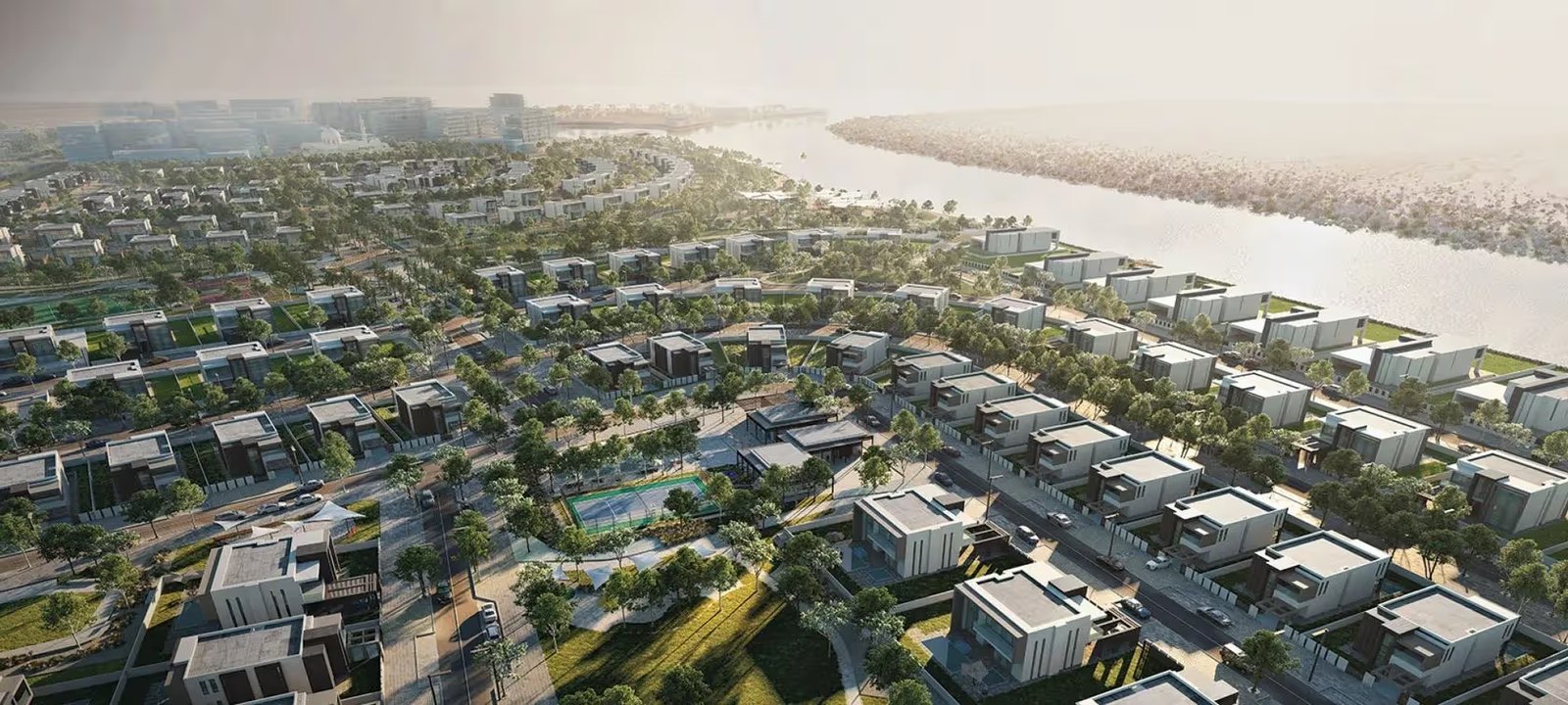 Lea exterior view — off-plan villas in Yas Island