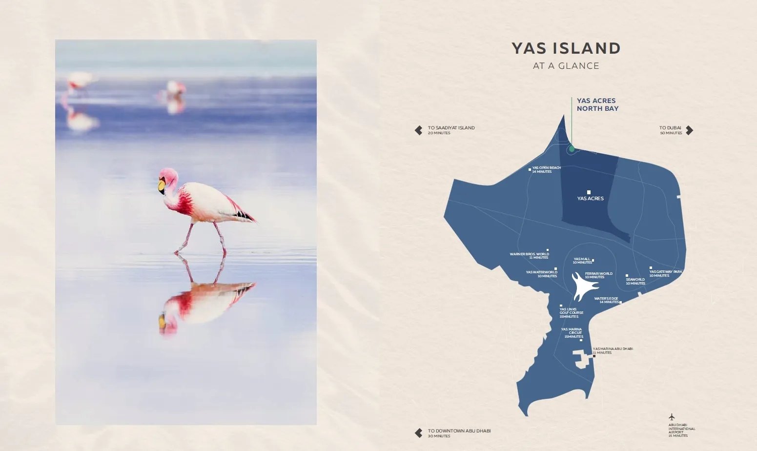North Bay amenities view — off-plan apartments in Yas Island