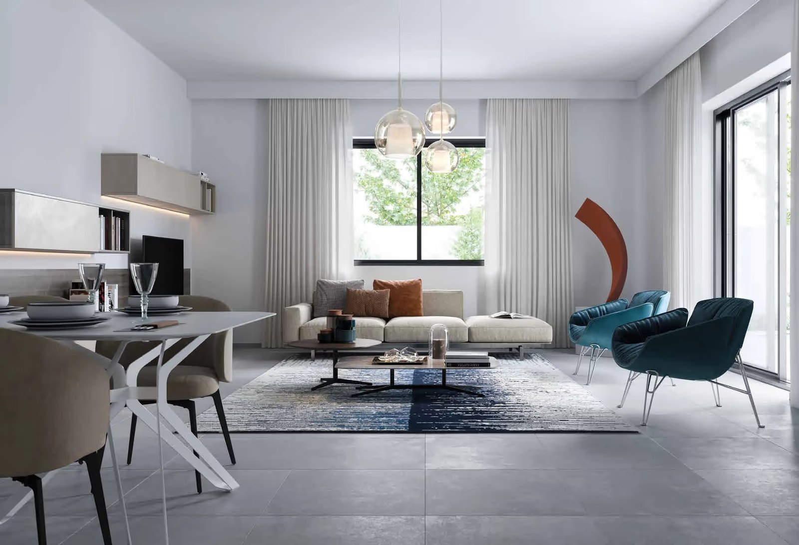 Noya amenities view — off-plan townhouses, villas in Yas Island
