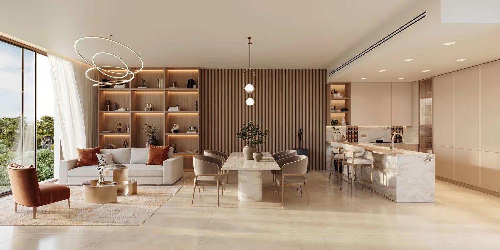 Sama amenities view — off-plan apartments in Yas Island