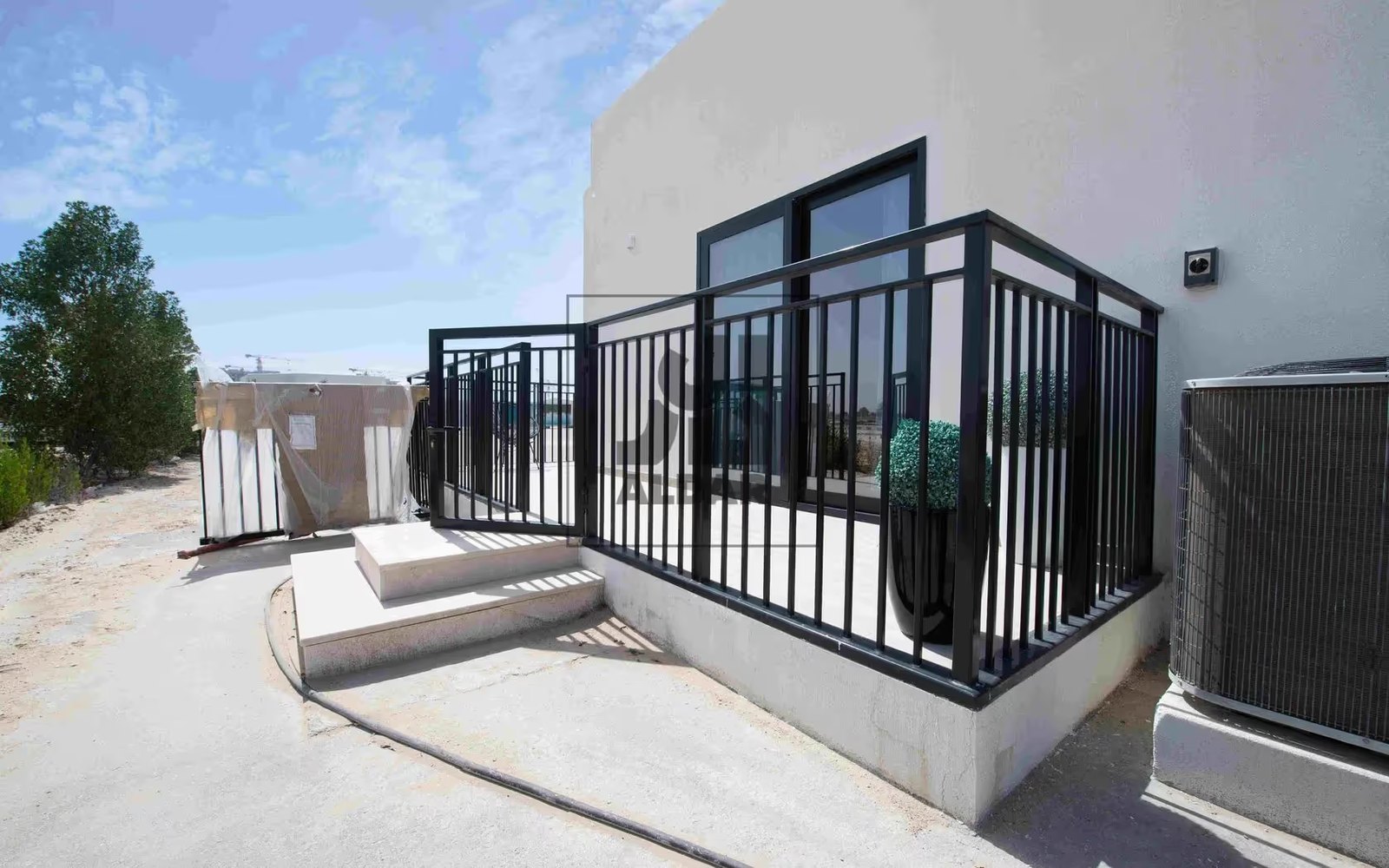 Waters Edge exterior view — off-plan apartments in Yas Island