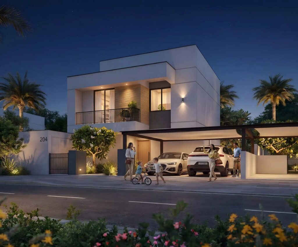 Al Ghadeer Gardens by Aldar Properties — Masdar City off-plan Townhouses/Villas